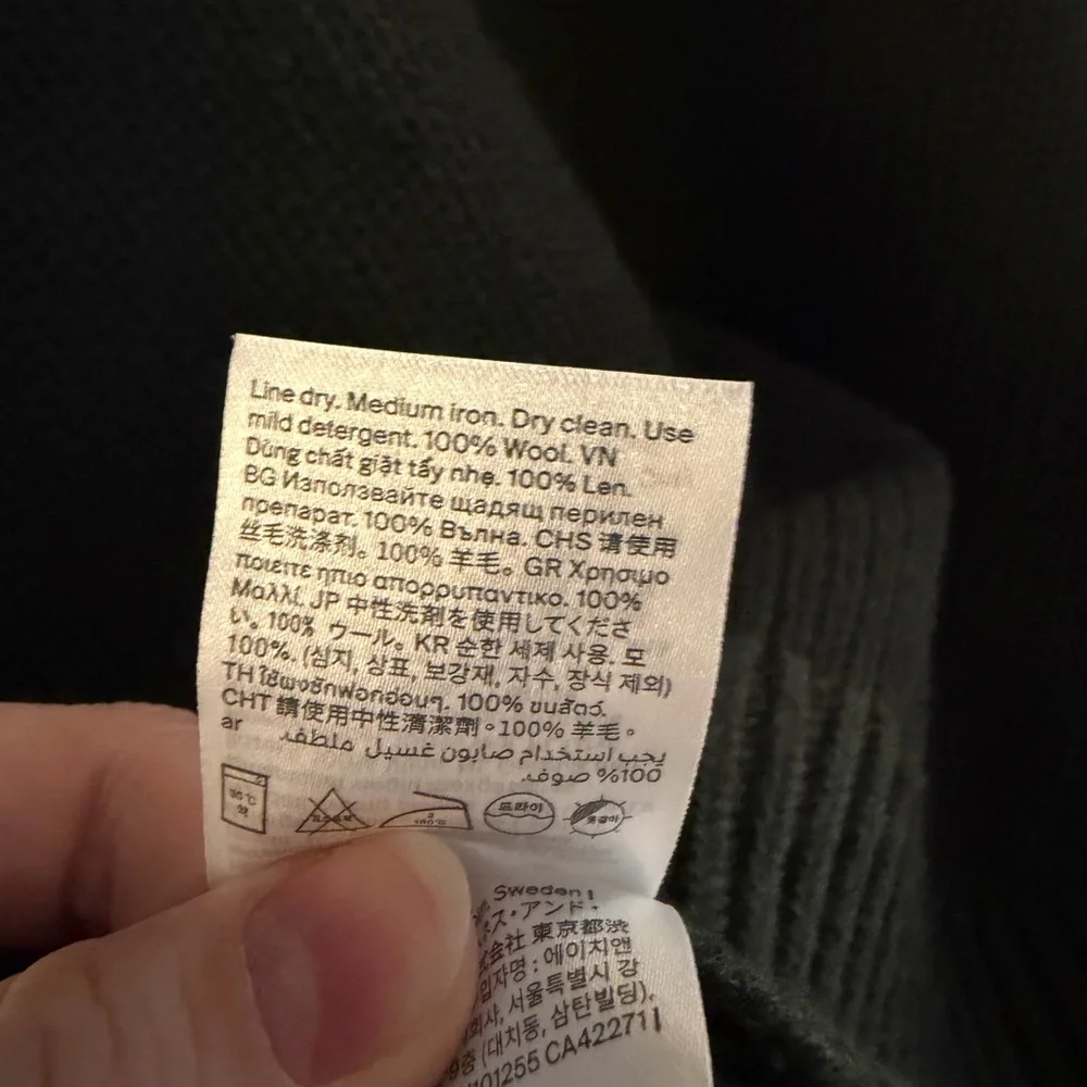 COS Dark Green Turtleneck Sweater - Picture 5 of 9